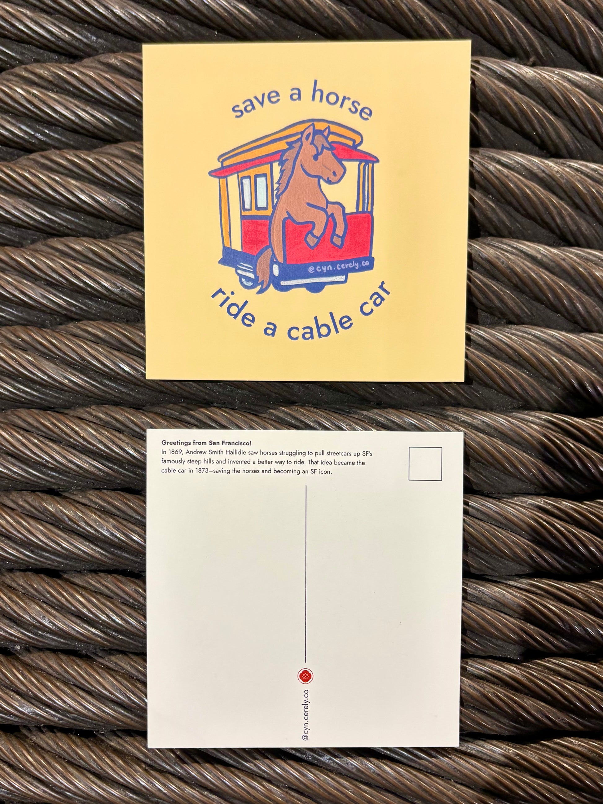 Postcard front and back